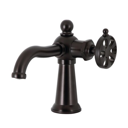 Kingston Brass KS3545RX Single-Handle Bathroom Faucet with Push Pop-Up, Oil Rubbed Bronze KS3545RX